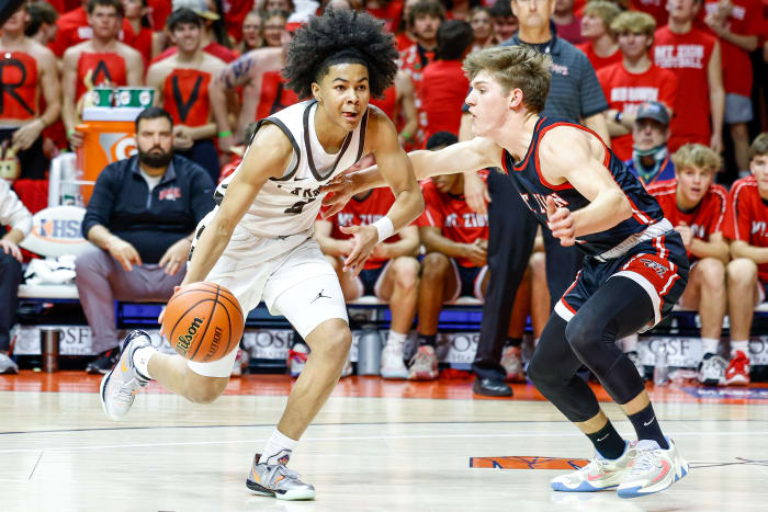 Mount Carmel Mt Zion Illinois boys basketball March 8 2024 Nate Latsch 26567